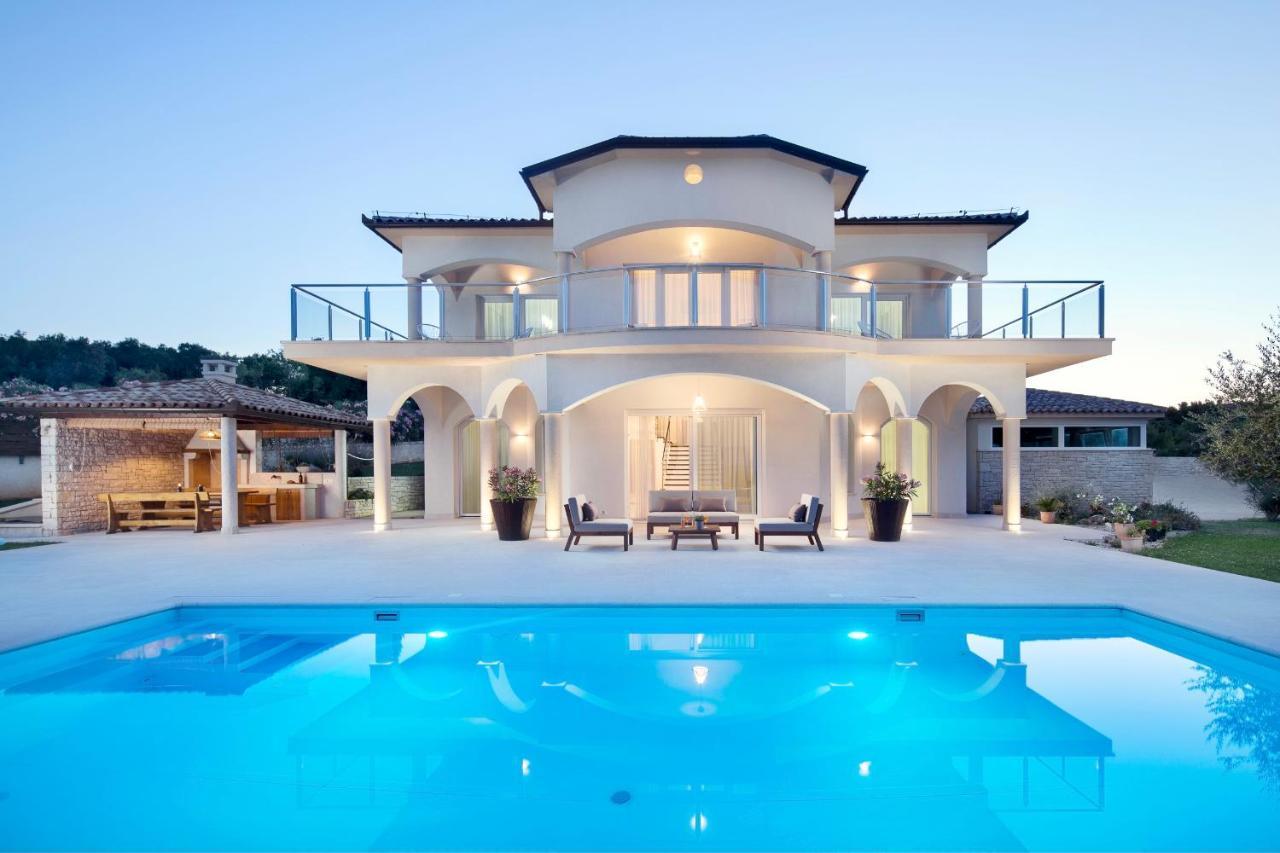 Luxury Panorama Vila With Amazing Seaview In Gondolici 7 Km From Rabac 拉宾 外观 照片