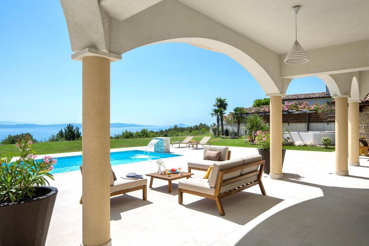 Luxury Panorama Vila With Amazing Seaview In Gondolici 7 Km From Rabac 拉宾 外观 照片
