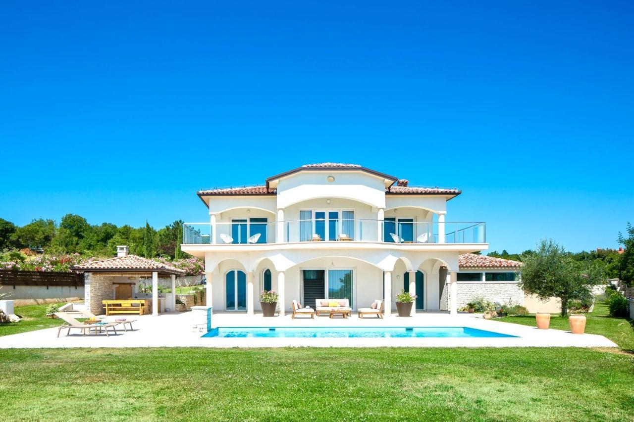 Luxury Panorama Vila With Amazing Seaview In Gondolici 7 Km From Rabac 拉宾 外观 照片