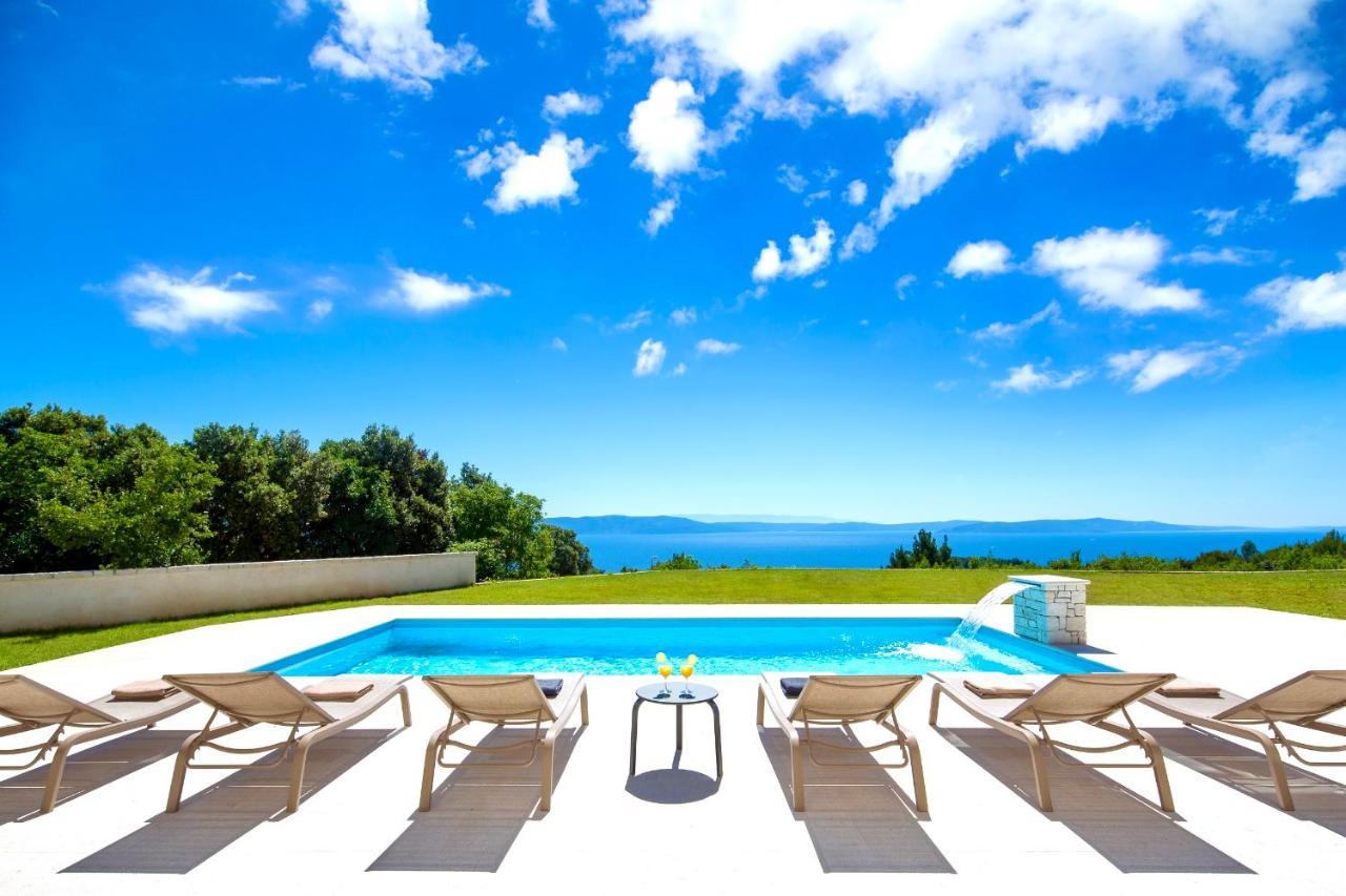 Luxury Panorama Vila With Amazing Seaview In Gondolici 7 Km From Rabac 拉宾 外观 照片