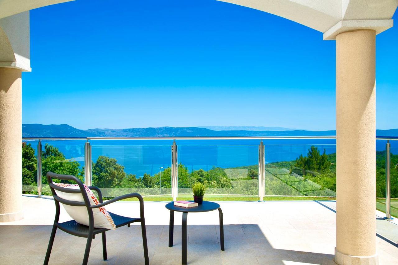 Luxury Panorama Vila With Amazing Seaview In Gondolici 7 Km From Rabac 拉宾 外观 照片
