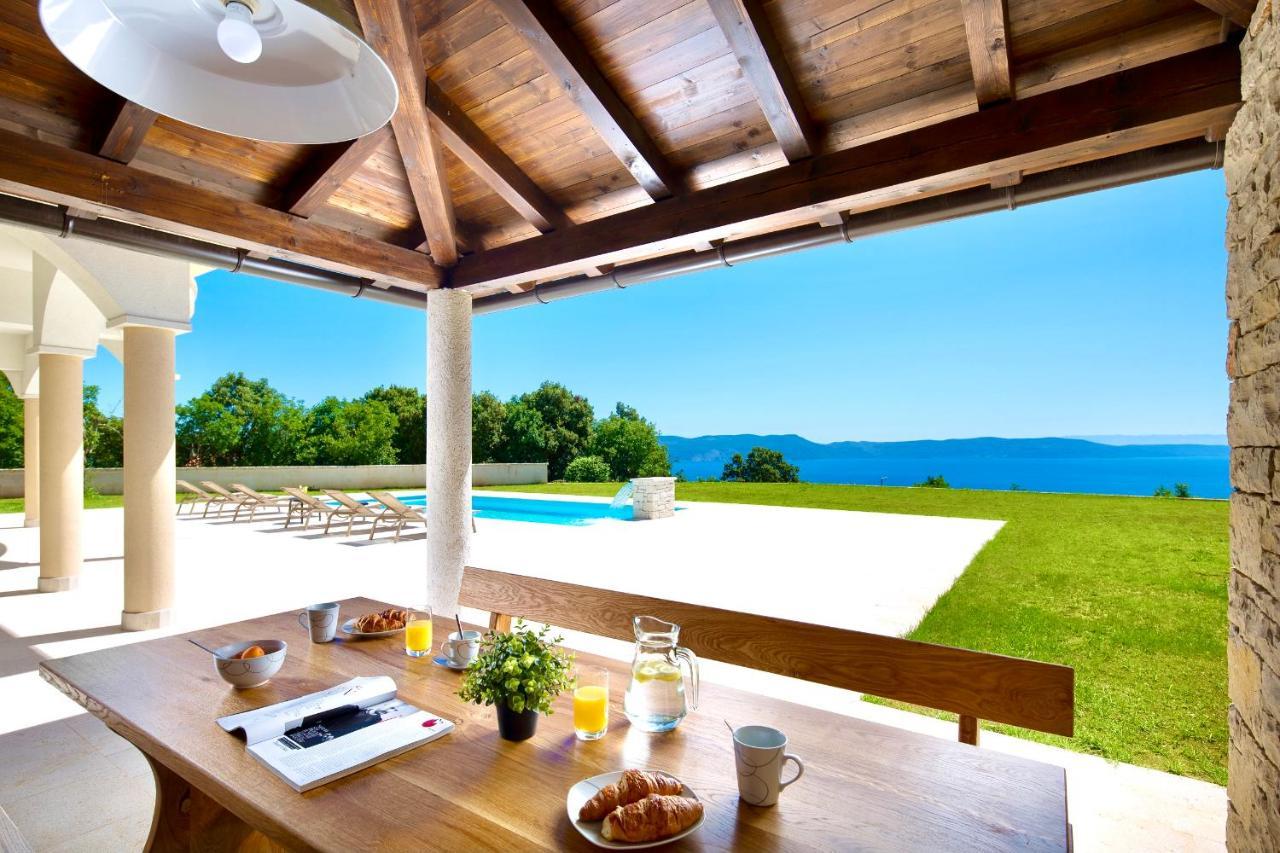 Luxury Panorama Vila With Amazing Seaview In Gondolici 7 Km From Rabac 拉宾 外观 照片