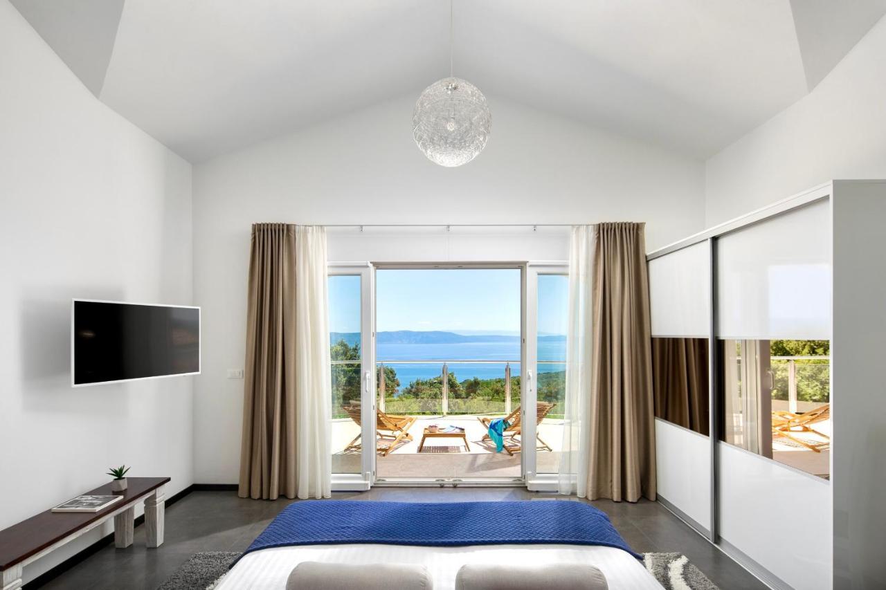 Luxury Panorama Vila With Amazing Seaview In Gondolici 7 Km From Rabac 拉宾 外观 照片