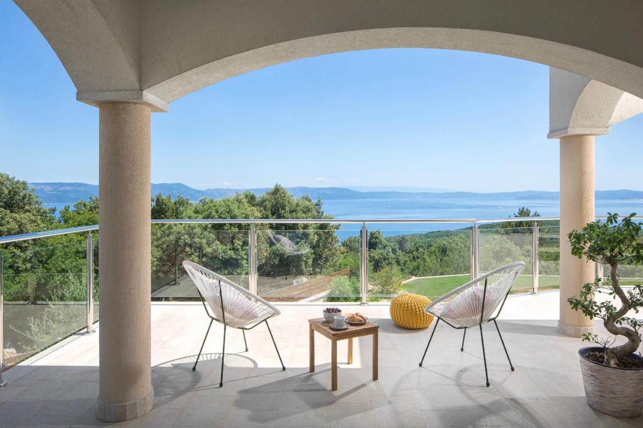 Luxury Panorama Vila With Amazing Seaview In Gondolici 7 Km From Rabac 拉宾 外观 照片