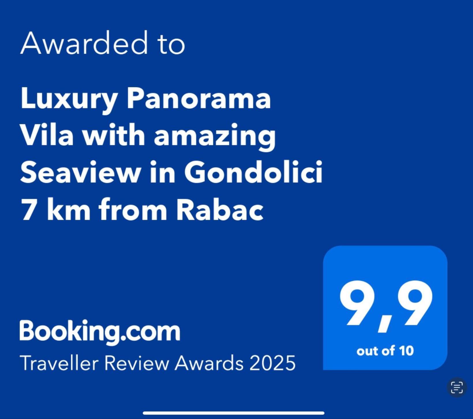 Luxury Panorama Vila With Amazing Seaview In Gondolici 7 Km From Rabac 拉宾 外观 照片